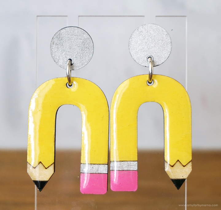 Create Stylish Pencil Arch Earrings for Back-to-School Fun!